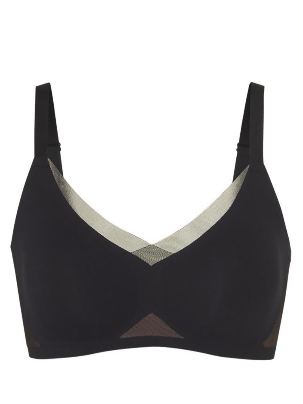 Honeylove Black Seamless cross over bra